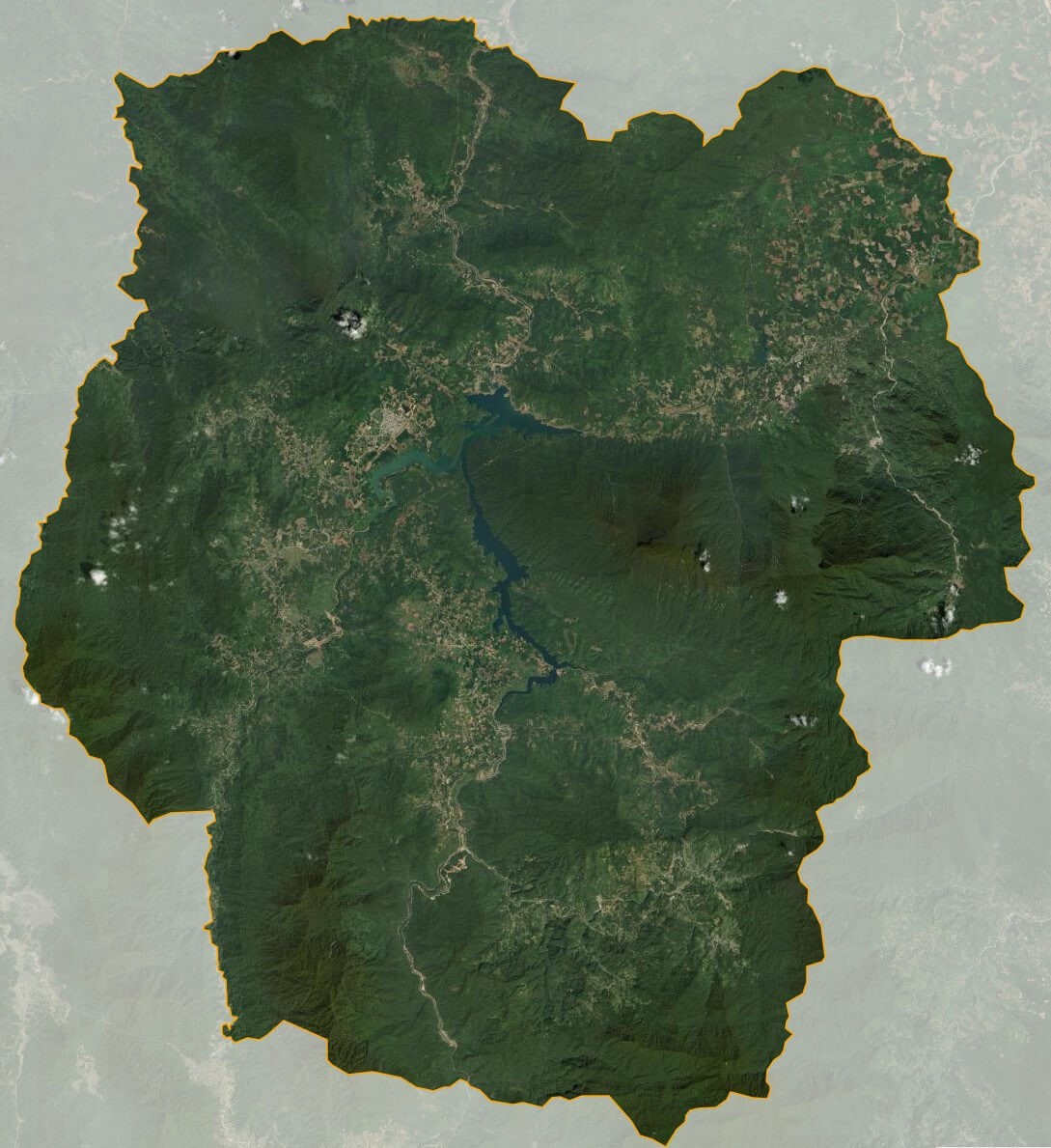Bản đồ vệ tinh huyện Phước Sơn