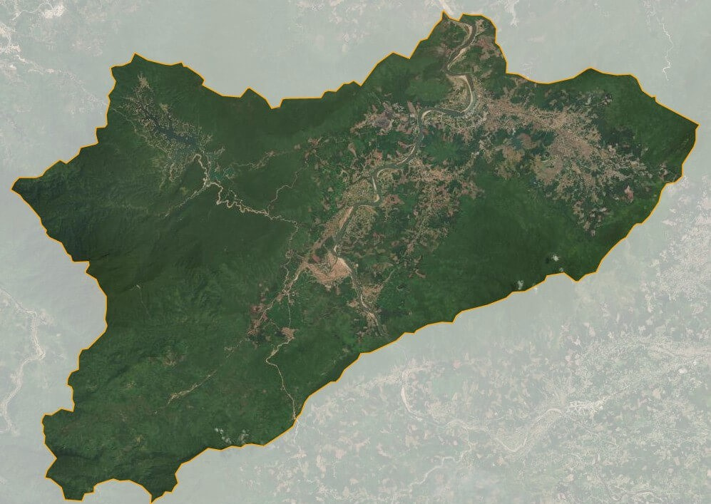 Bản đồ vệ tinh huyện Nông Sơn