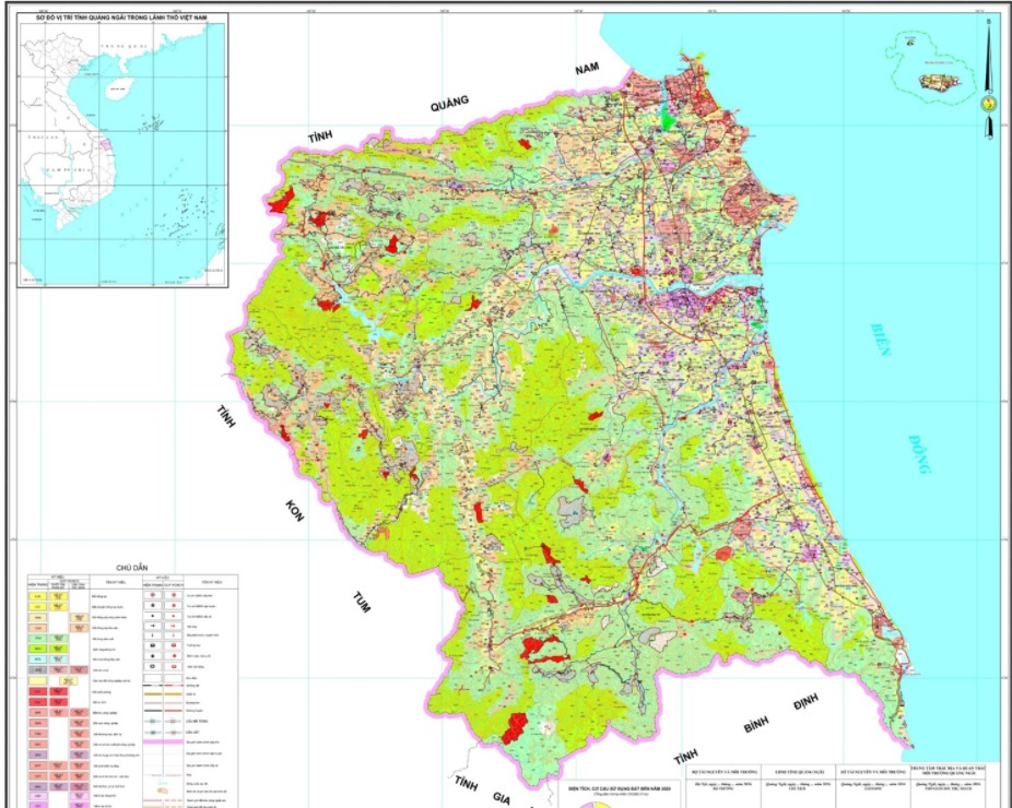 Bản đồ quy hoạch thành phố Quảng Ngãi