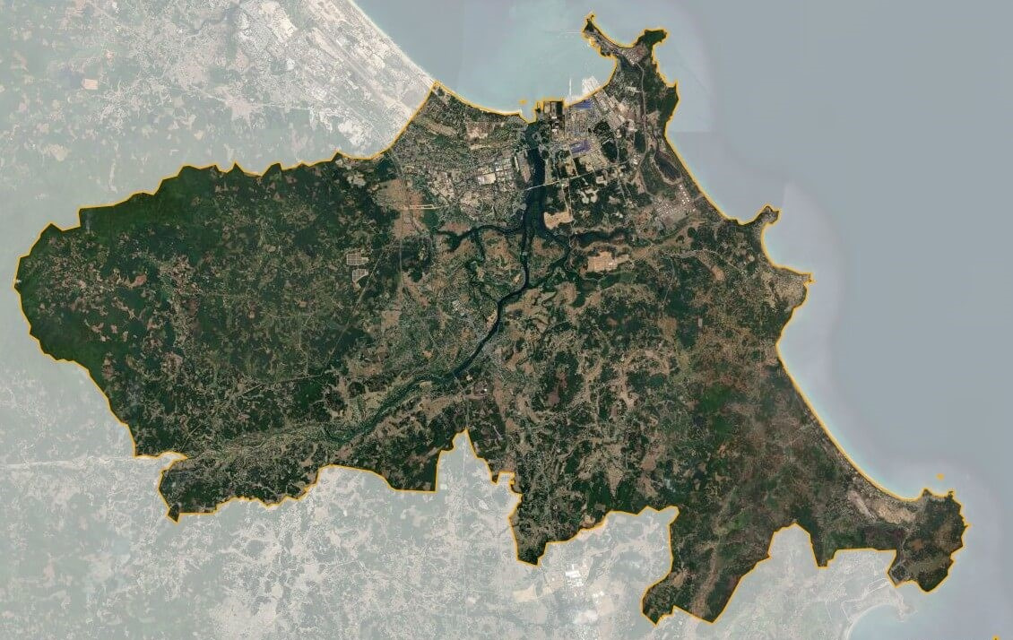Bản đồ vệ tinh huyện Bình Sơn