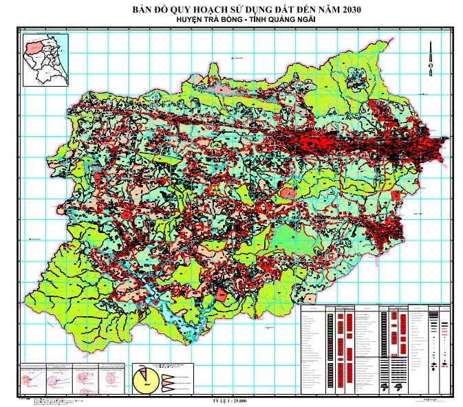 Bản đồ quy hoạch huyện Trà Bồng
