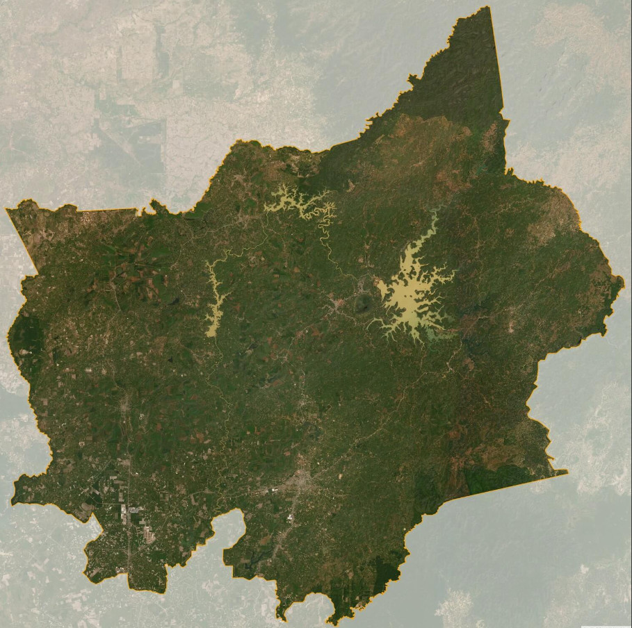Bản đồ vệ tinh tỉnh Bình Phước