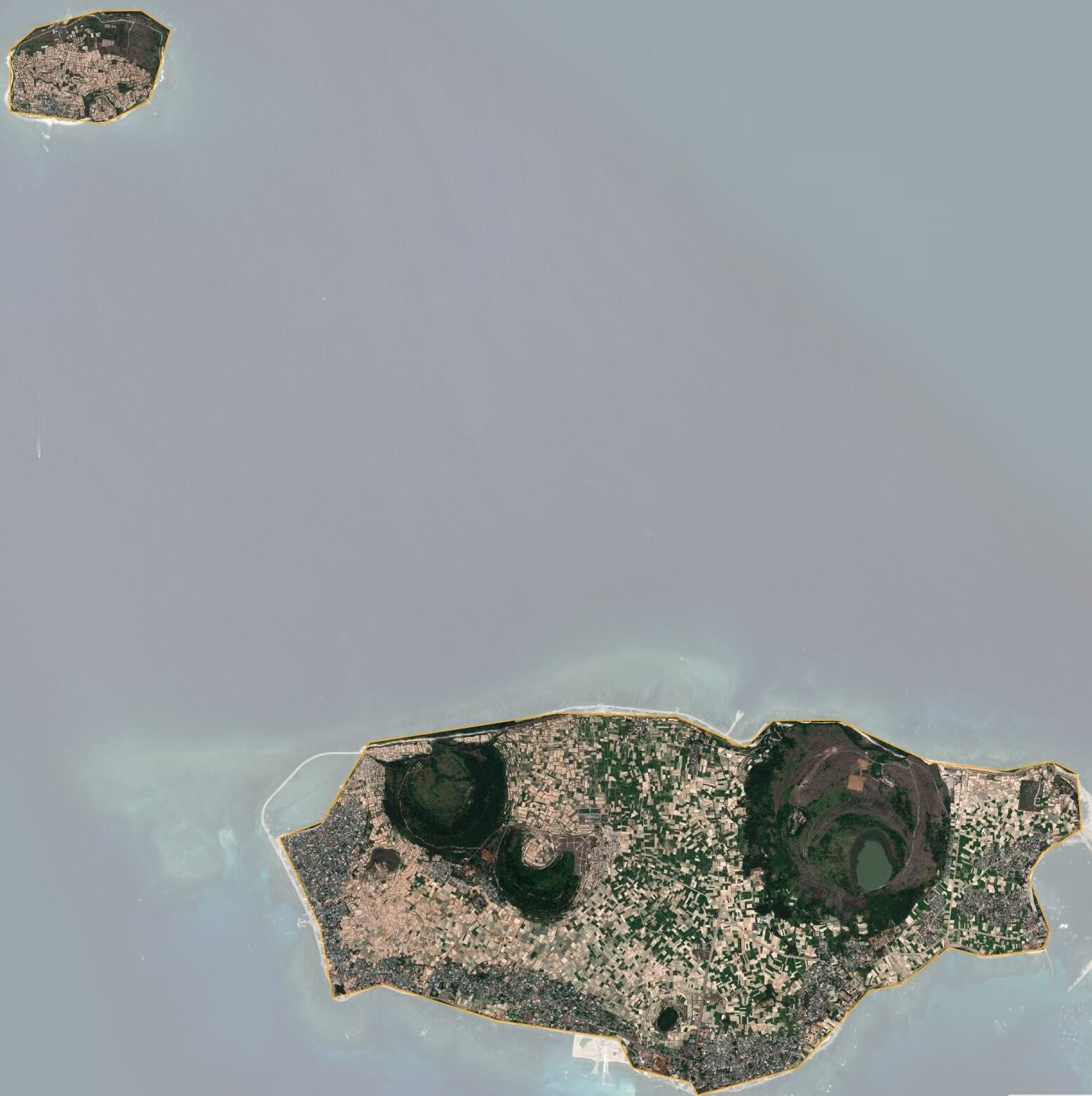 Bản đồ vệ tinh huyện Lý Sơn