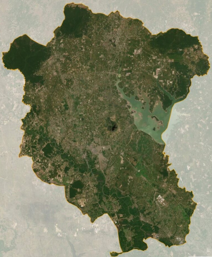 Bản đồ vệ tinh Tỉnh Tây Ninh