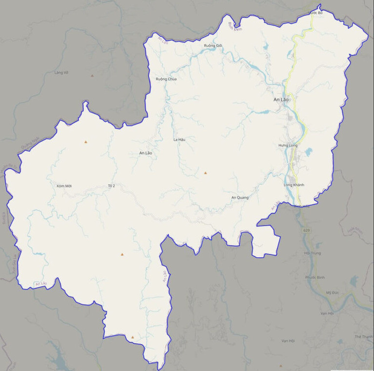Bản đồ giao thông huyện An Lão