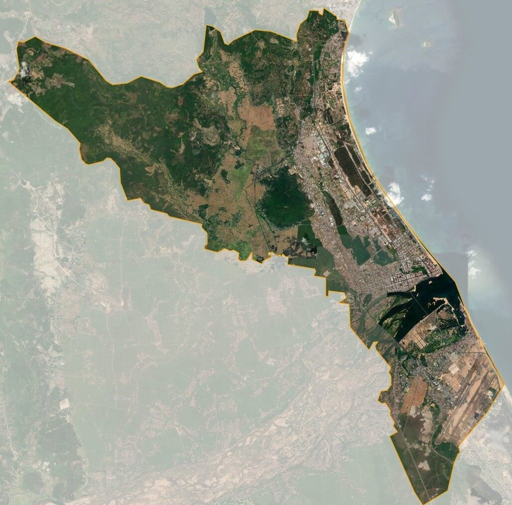 Bản đồ vệ tinh thành phố Tuy Hòa