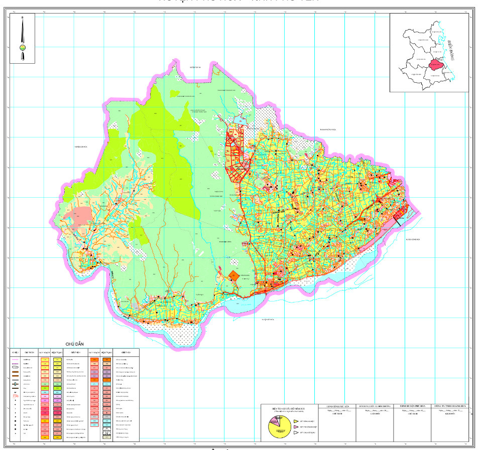 Bản đồ quy hoạch huyện Phú Hòa