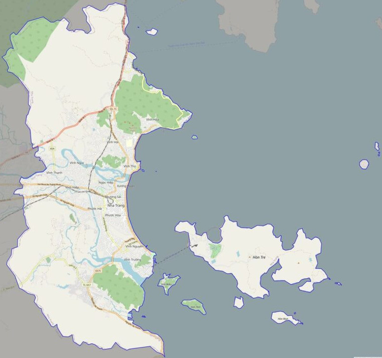 Bản đồ giao thông TP Nha Trang