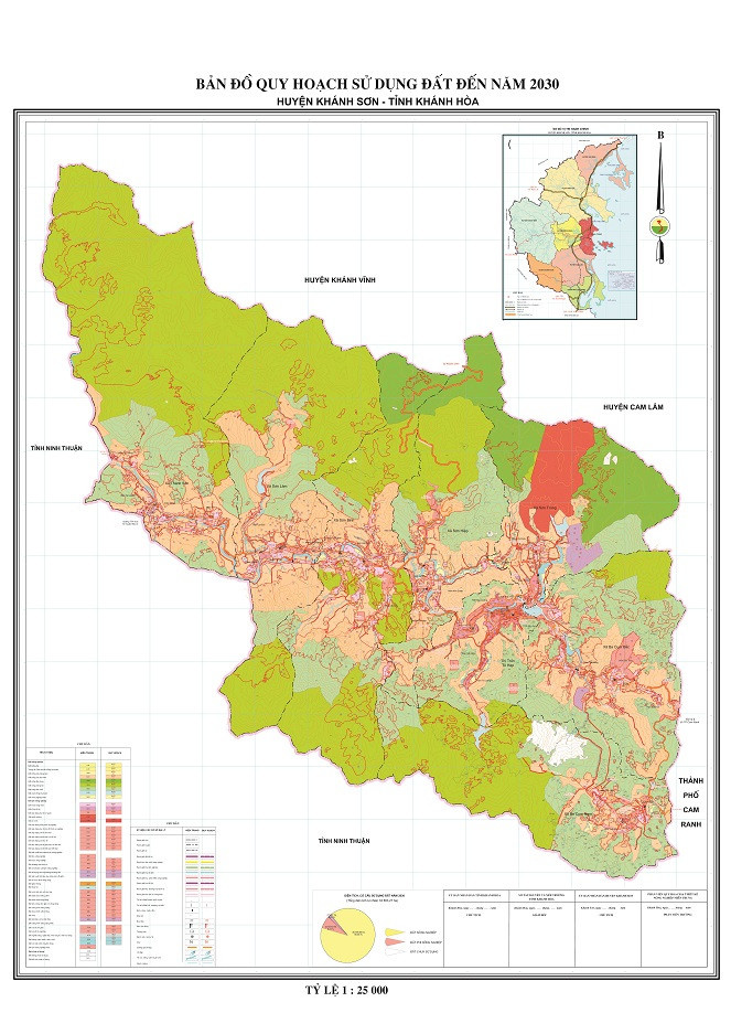 Bản đồ quy hoạch huyện Khánh Sơn