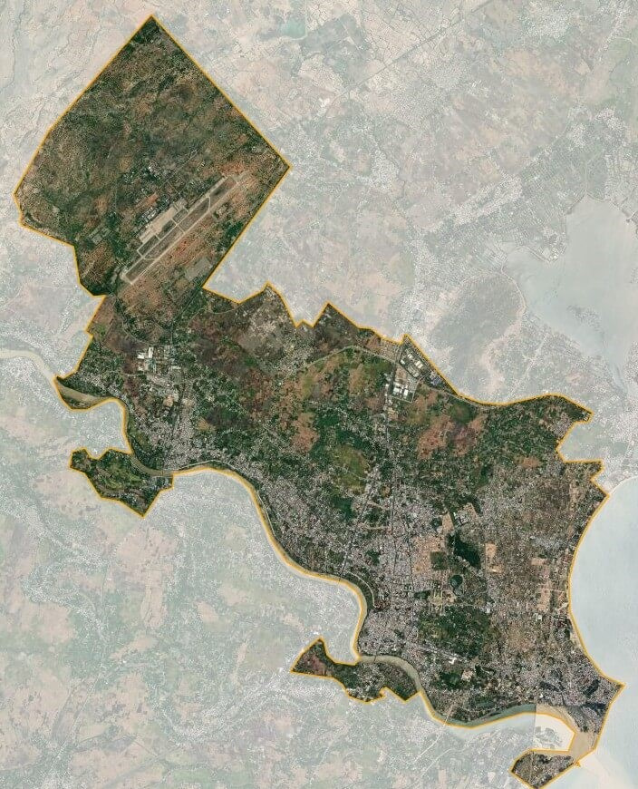 Bản đồ vệ tinh TP Phan Rang Tháp Chàm