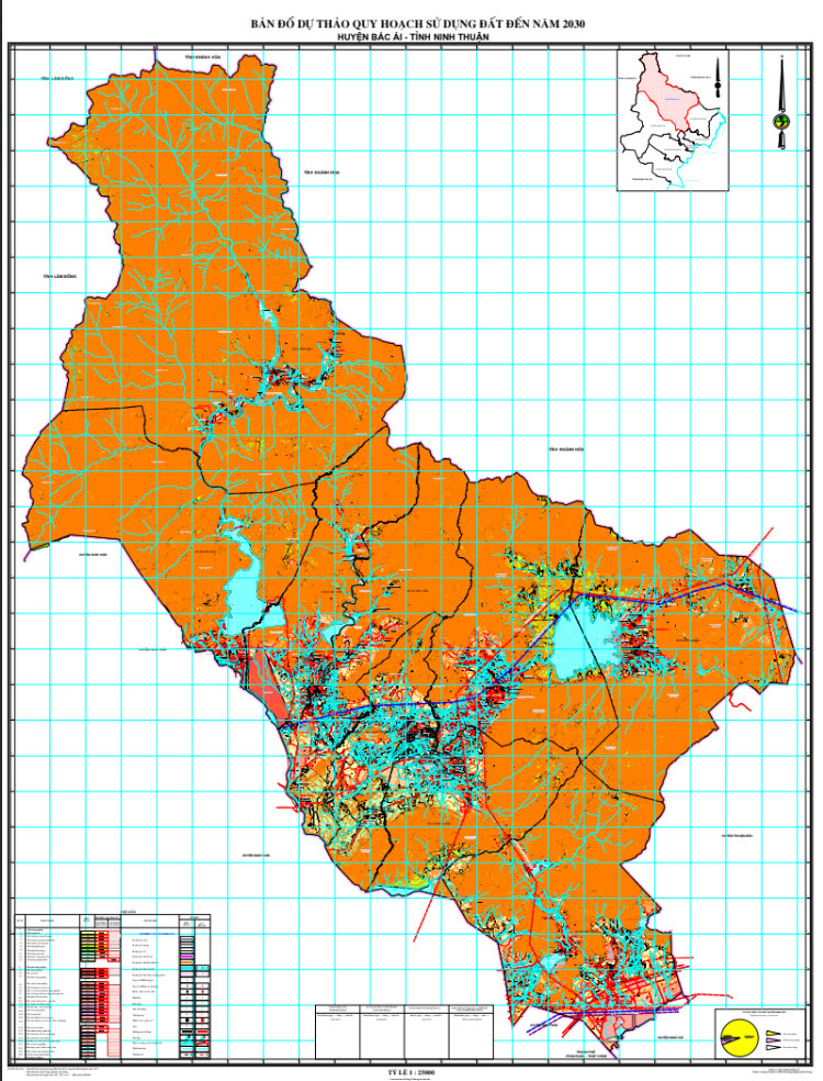 Bản đồ quy hoạch huyện Bác Ái