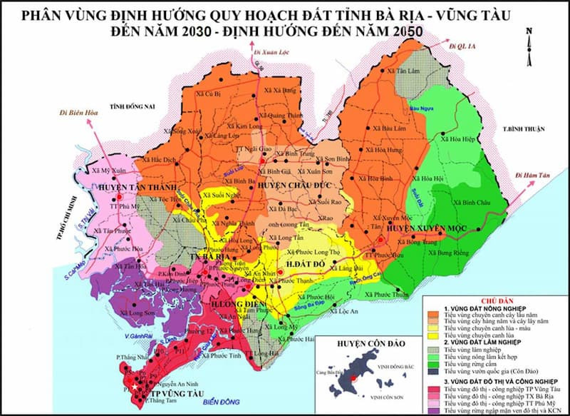bản đồ quy hoạch tỉnh Bà Rịa-Vũng Tàu