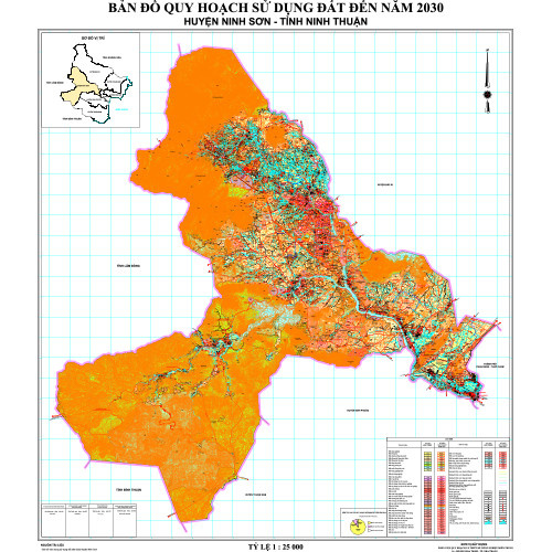 Bản đồ quy hoạch huyện Ninh Sơn