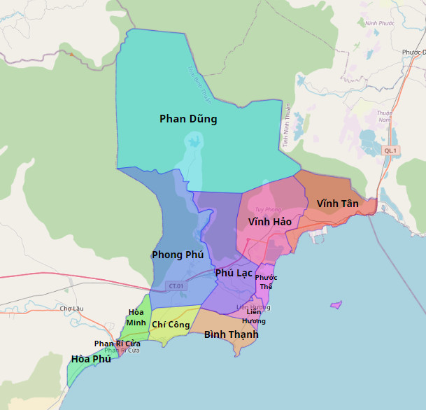 Bản đồ Quy Hoạch Huyện Tuy Phong, Bình Thuận| Kế Hoạch Sử Dụng đất | Meey  Map