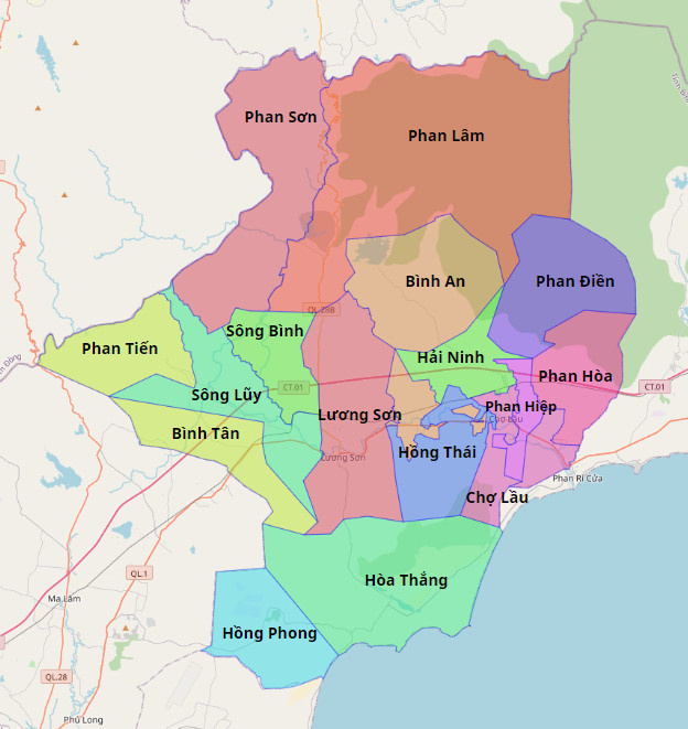 Bản đồ Quy Hoạch Huyện Bắc Bình, Bình Thuận| Kế Hoạch Sử Dụng đất | Meey Map