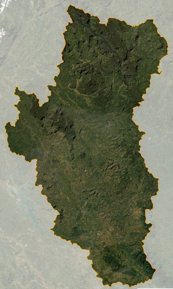 Bản đồ vệ tinh tỉnh Tuyên Quang