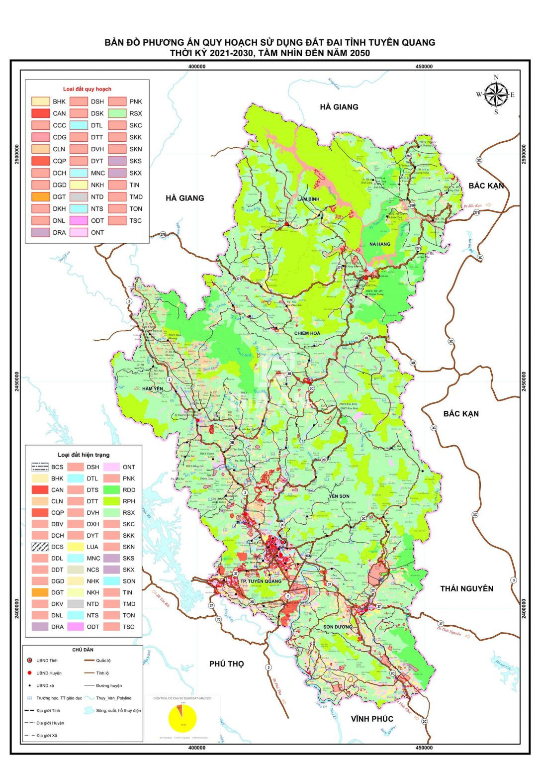 Bản đồ quy hoạch tỉnh Tuyên Quang
