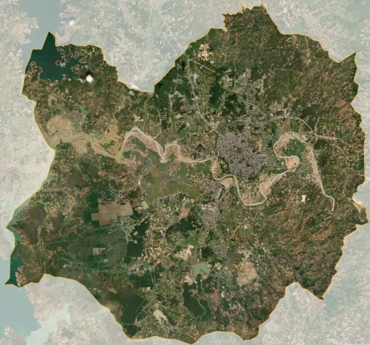 Bản đồ vệ tinh TP Kon Tum