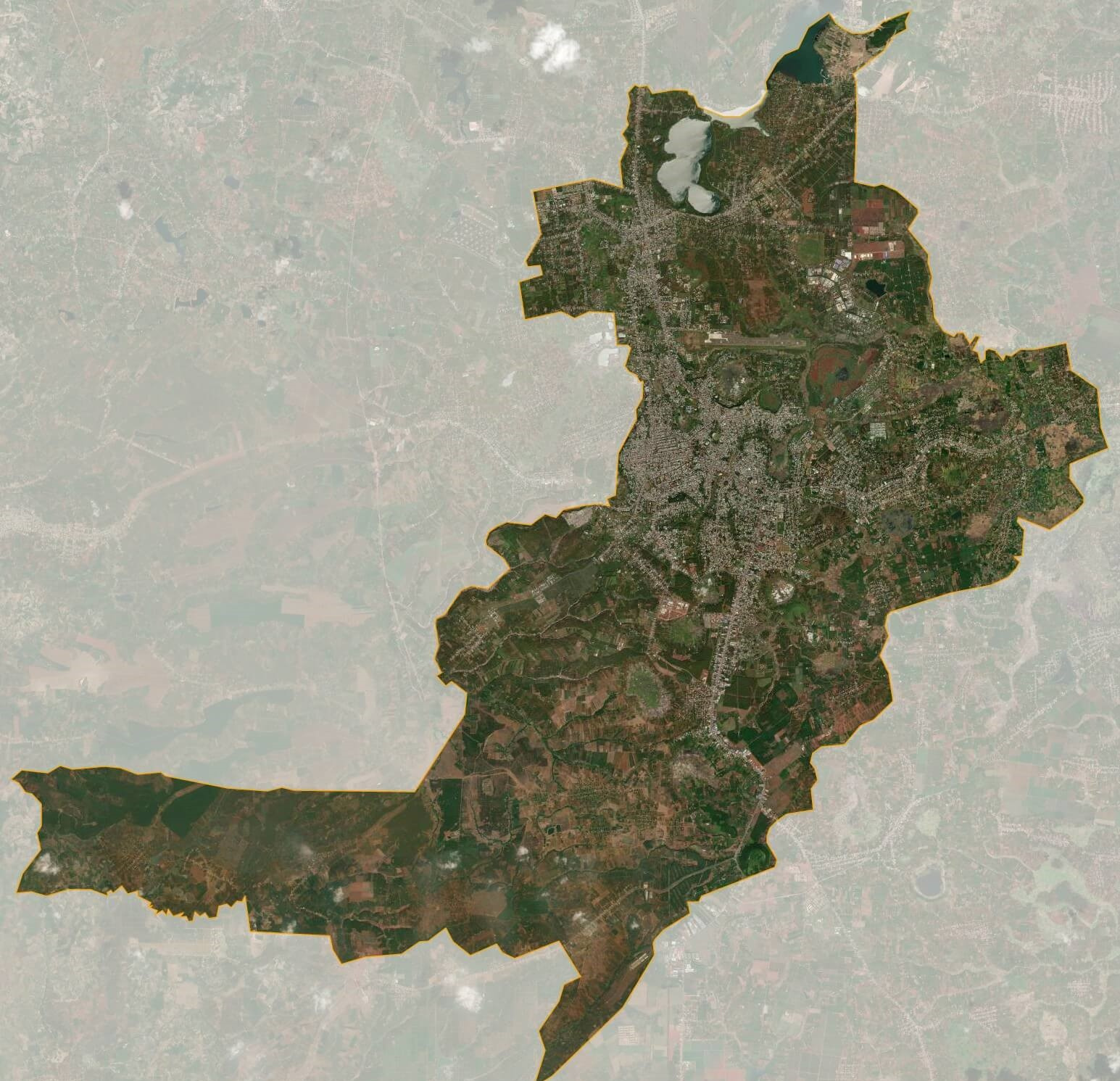 Bản đồ vệ tinh TP Pleiku