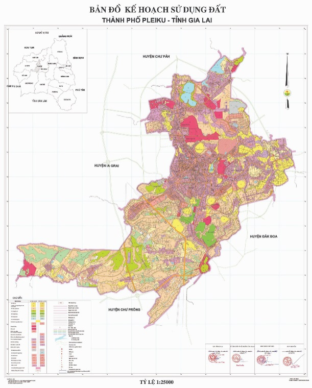 Bản đồ quy hoạch thành phố Pleiku