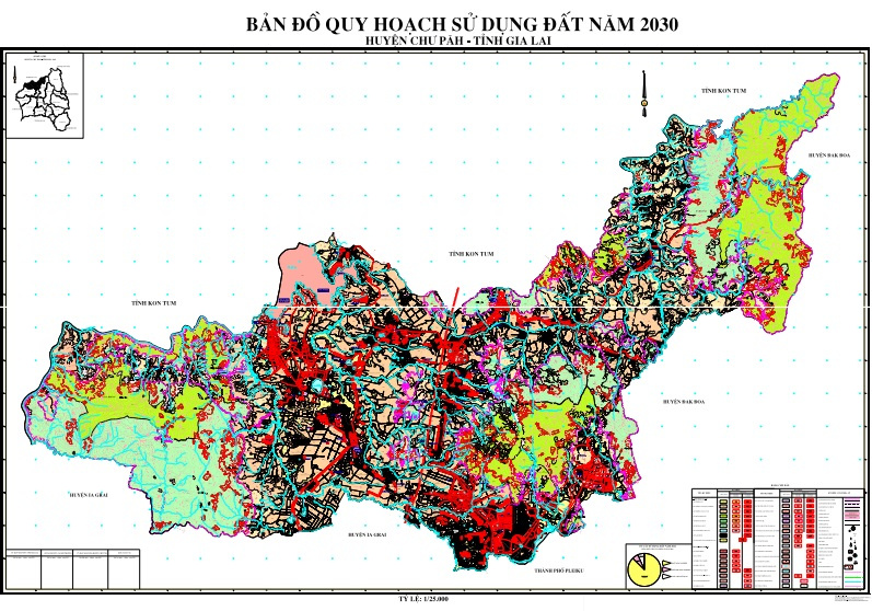 Bản đồ quy hoạch huyện Chư Pah