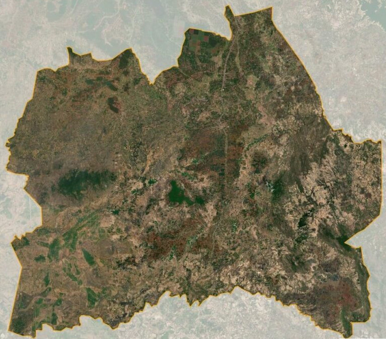  Bản đồ vệ tinh huyện Chư Pưh