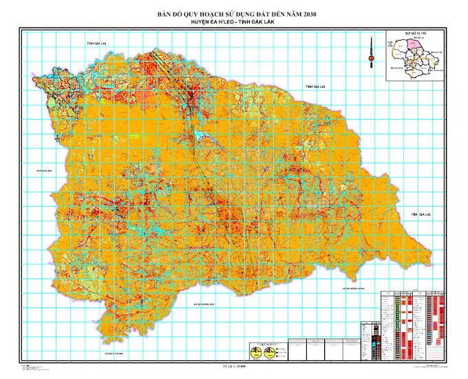Bản đồ quy hoạch huyện Ea H'leo