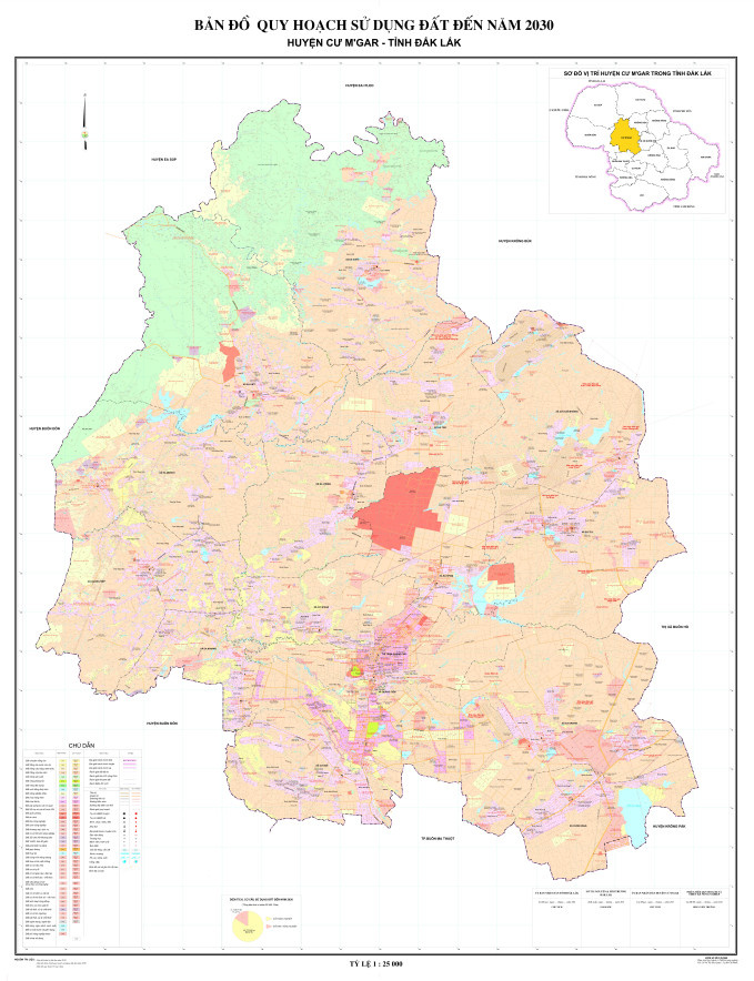 Bản đồ quy hoạch huyện Cư M'gar
