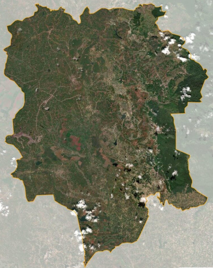 Bản đồ vệ tinh huyện Krông Năng