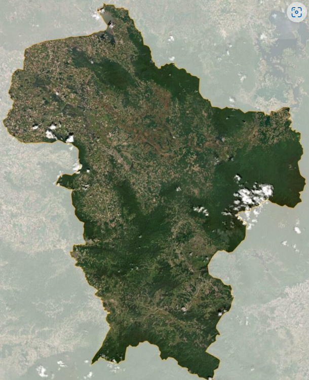 Bản đồ vệ tinh huyện M'Đrắk