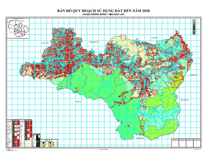 Bản đồ quy hoạch huyện Krông Bông