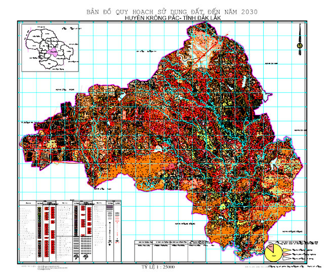 Bản đồ quy hoạch huyện Krông Pắc