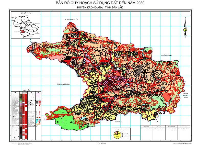 Bản đồ quy hoạch huyện Krông A Na