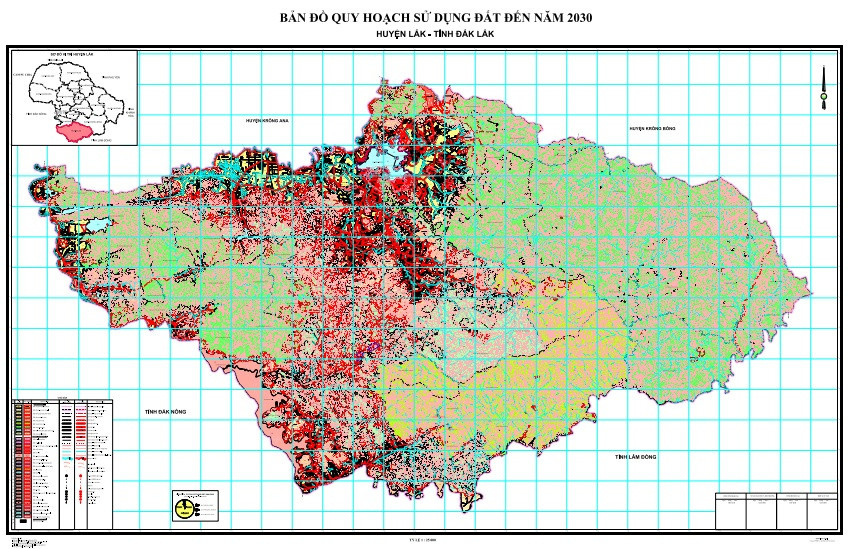 Bản đồ quy hoạch huyện Lắk