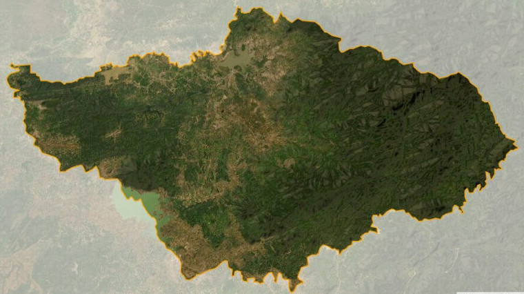  Bản đồ vệ tinh huyện Lắk