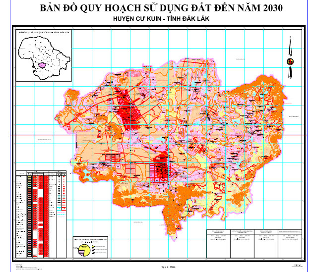 Bản đồ quy hoạch huyện Cư Kuin