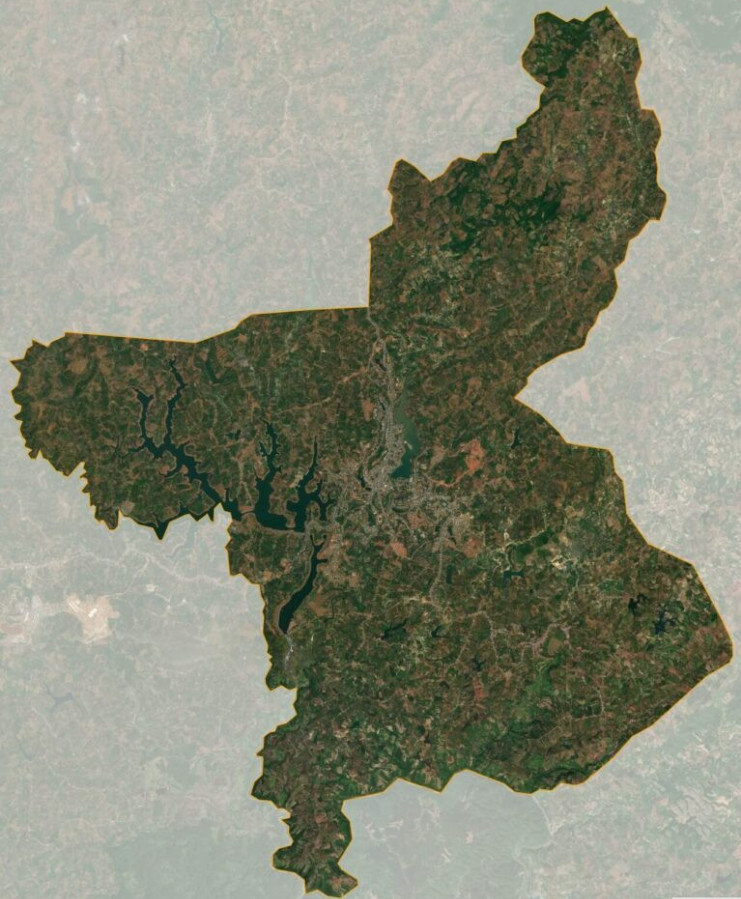 Bản đồ vệ tinh thành phố Gia Nghĩa