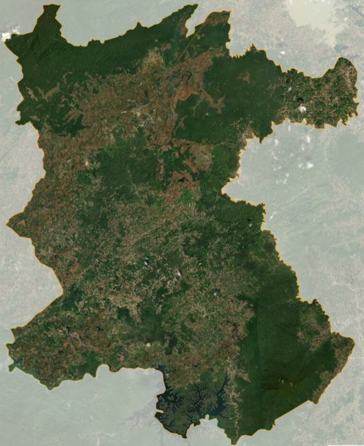 Bản đồ vệ tinh Đăk Glong . huyện