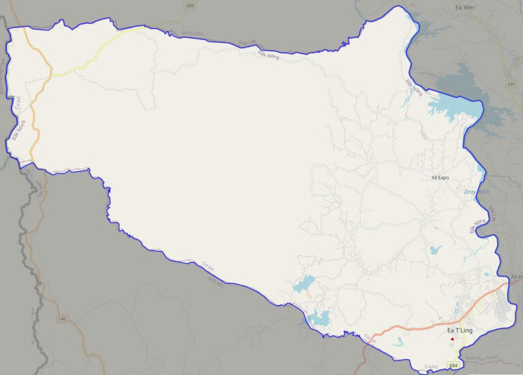 Bản đồ giao thông huyện Cư Jút