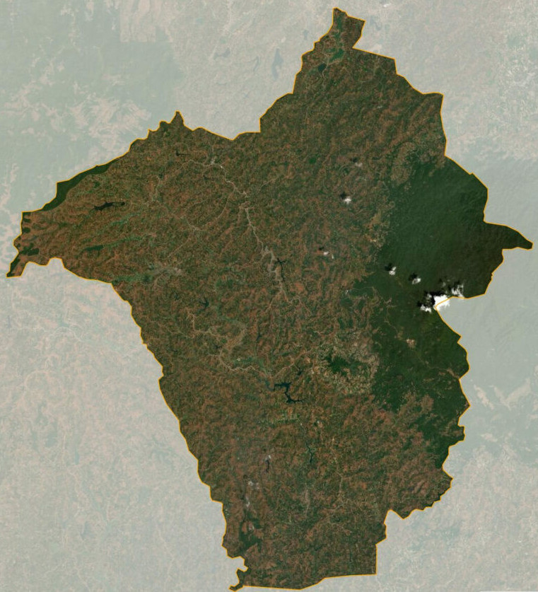 Bản đồ vệ tinh huyện Đắk Song