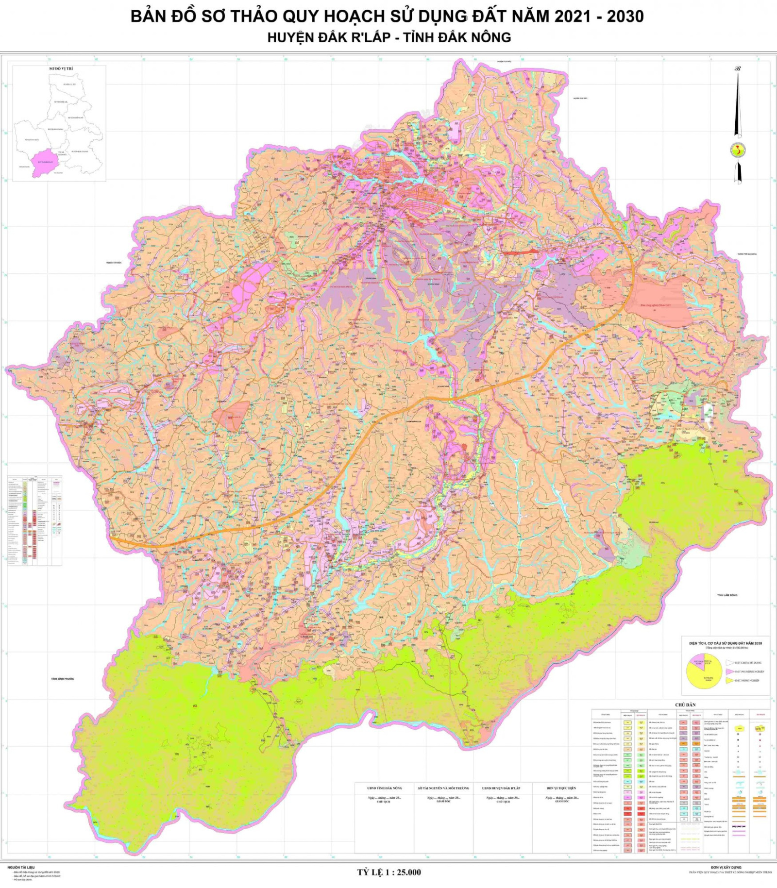 Bản đồ quy hoạch huyện Đắk R'Lấp