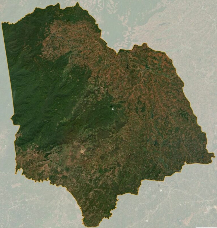  Bản đồ vệ tinh huyện Tuy Đức