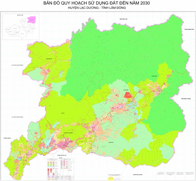 Bản đồ quy hoạch huyện Lạc Dương