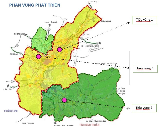 Bản đồ quy hoạch huyện Đức Trọng