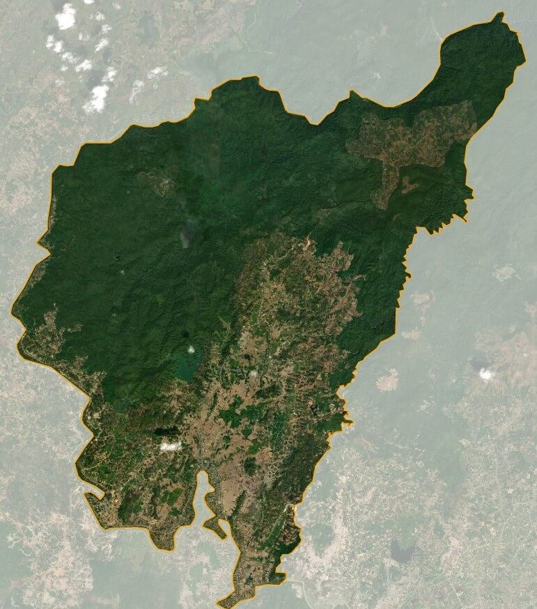 Bản đồ vệ tinh huyện Cát Tiên