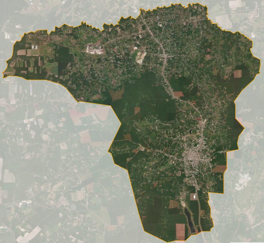 Bản đồ vệ tinh thị xã Bình Long