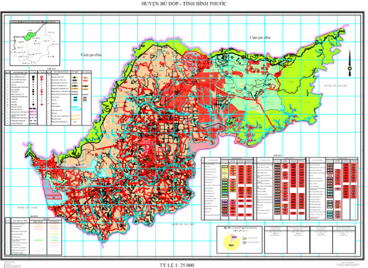 Bản đồ quy hoạch huyện Bù Đốp