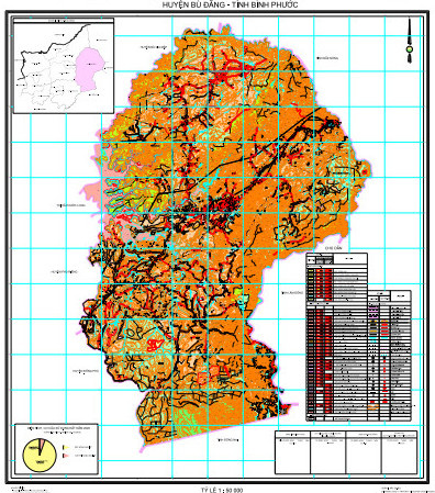 Bản đồ quy hoạch huyện Bù Đăng
