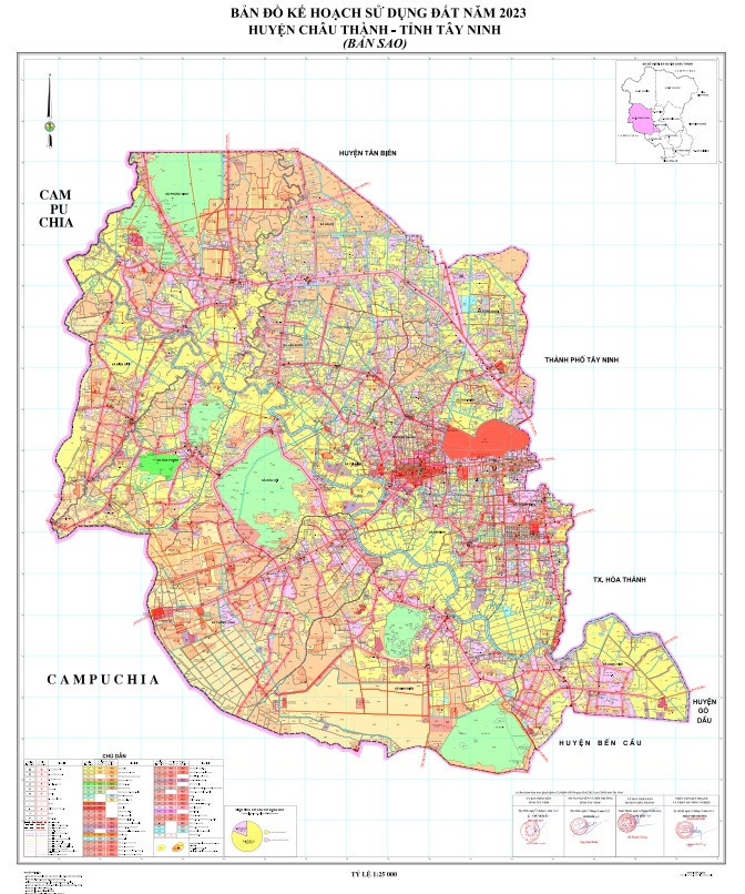 Bản đồ quy hoạch huyện Châu Thành