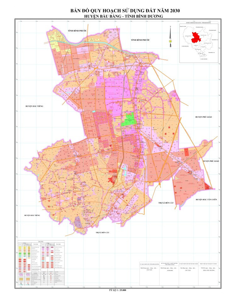 bản đồ quy hoạch huyện bàu bàng